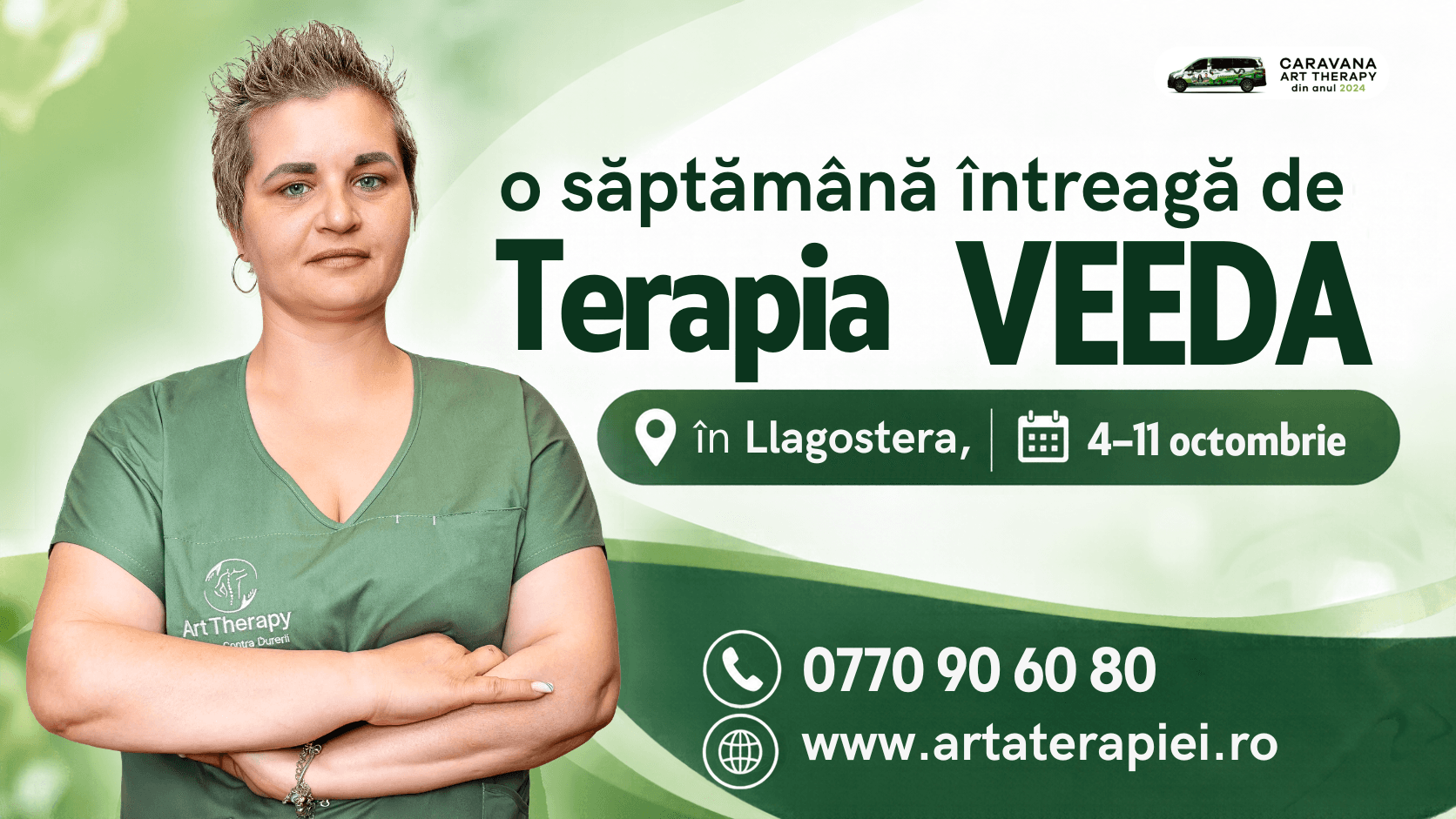 SPECIAL ÎN SPANIA: o săptămână întreagă de Terapia VEEDA în Llagostera, 4–11 octombrie