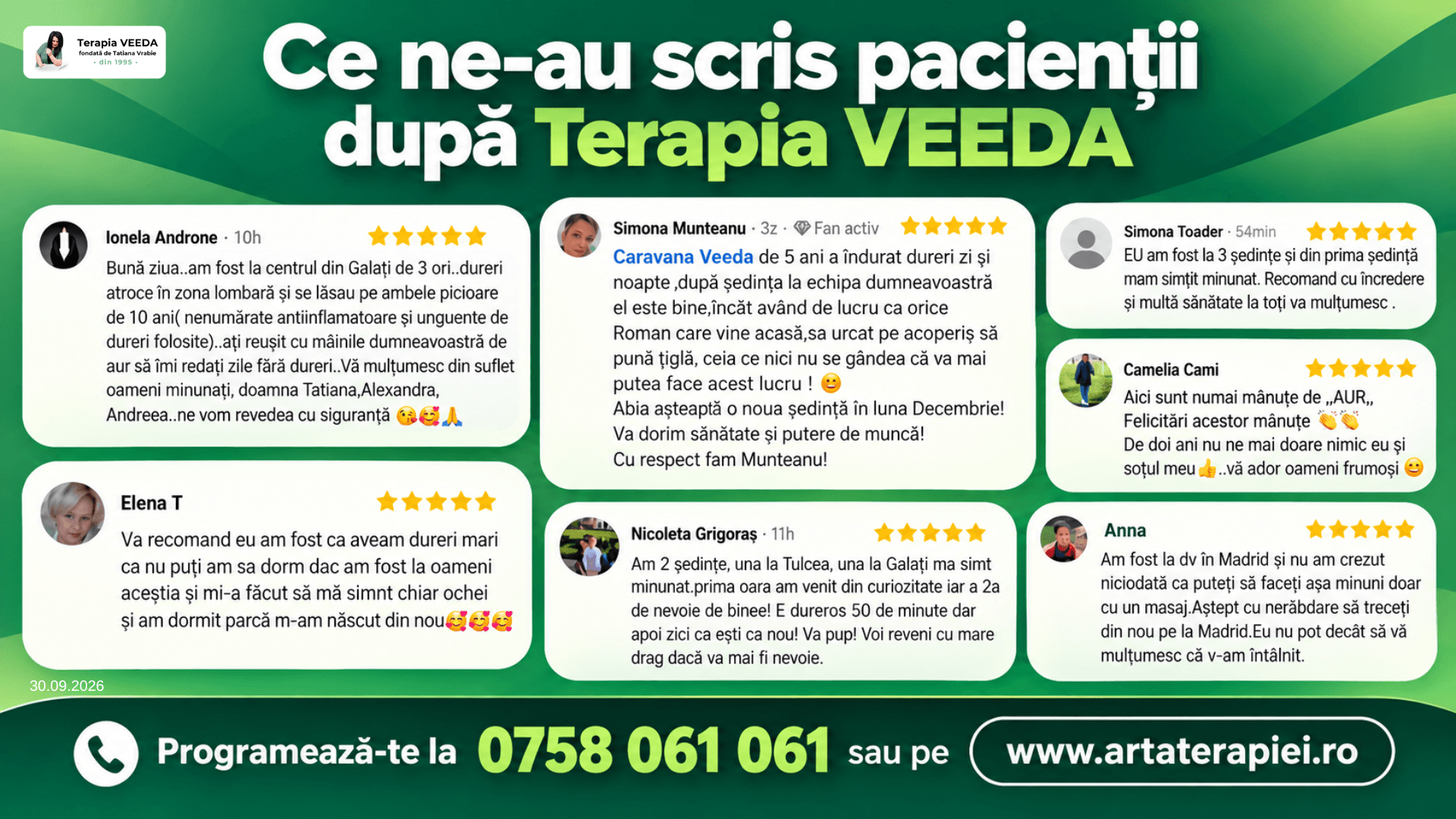 De la durere la încredere: ce ne spun pacienții după Terapia VEEDA
