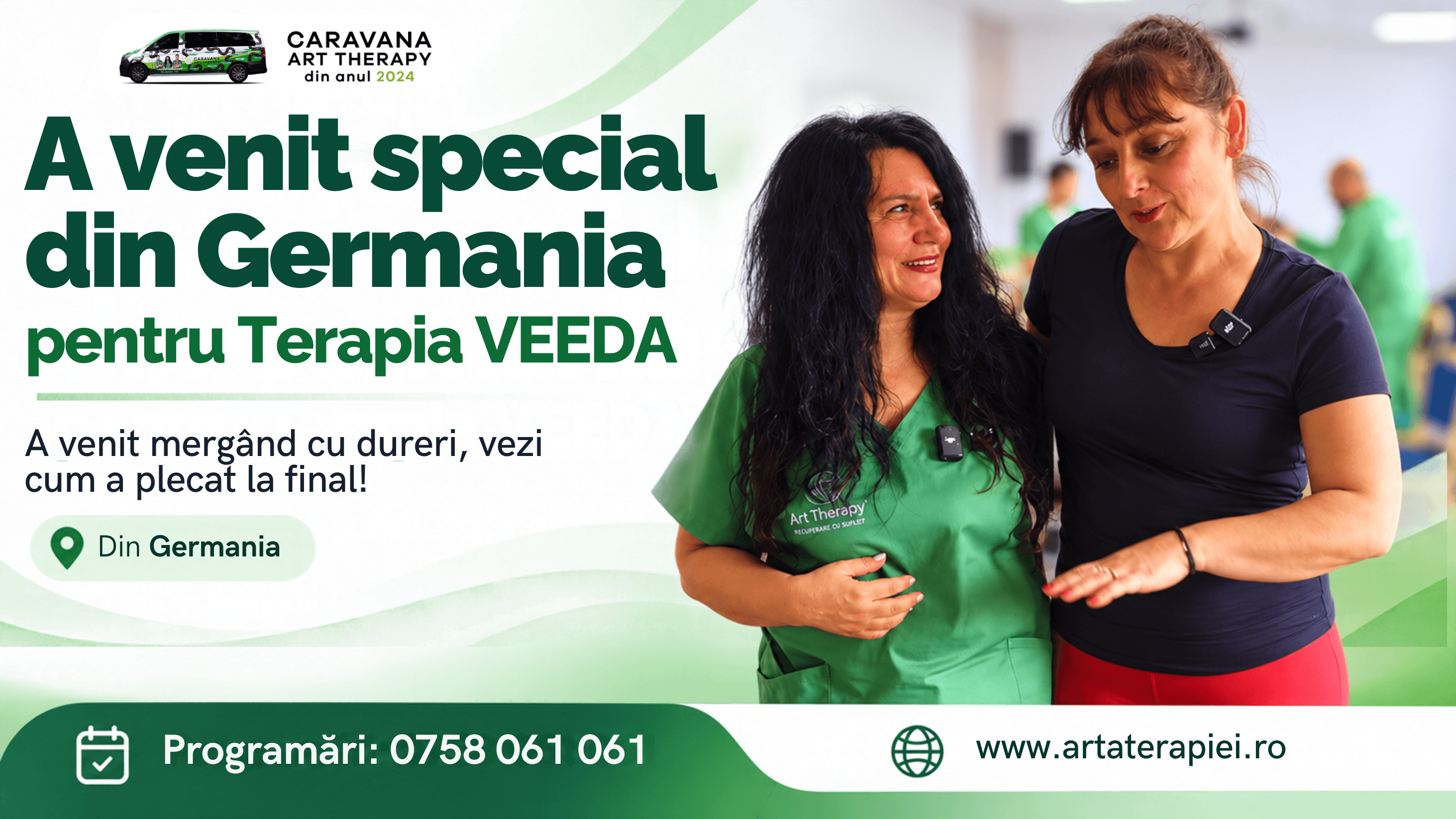 A venit special din Germania pentru Terapia VEEDA: „Voi sunteți ultima mea soluție”. La final, a început să plângă de fericire