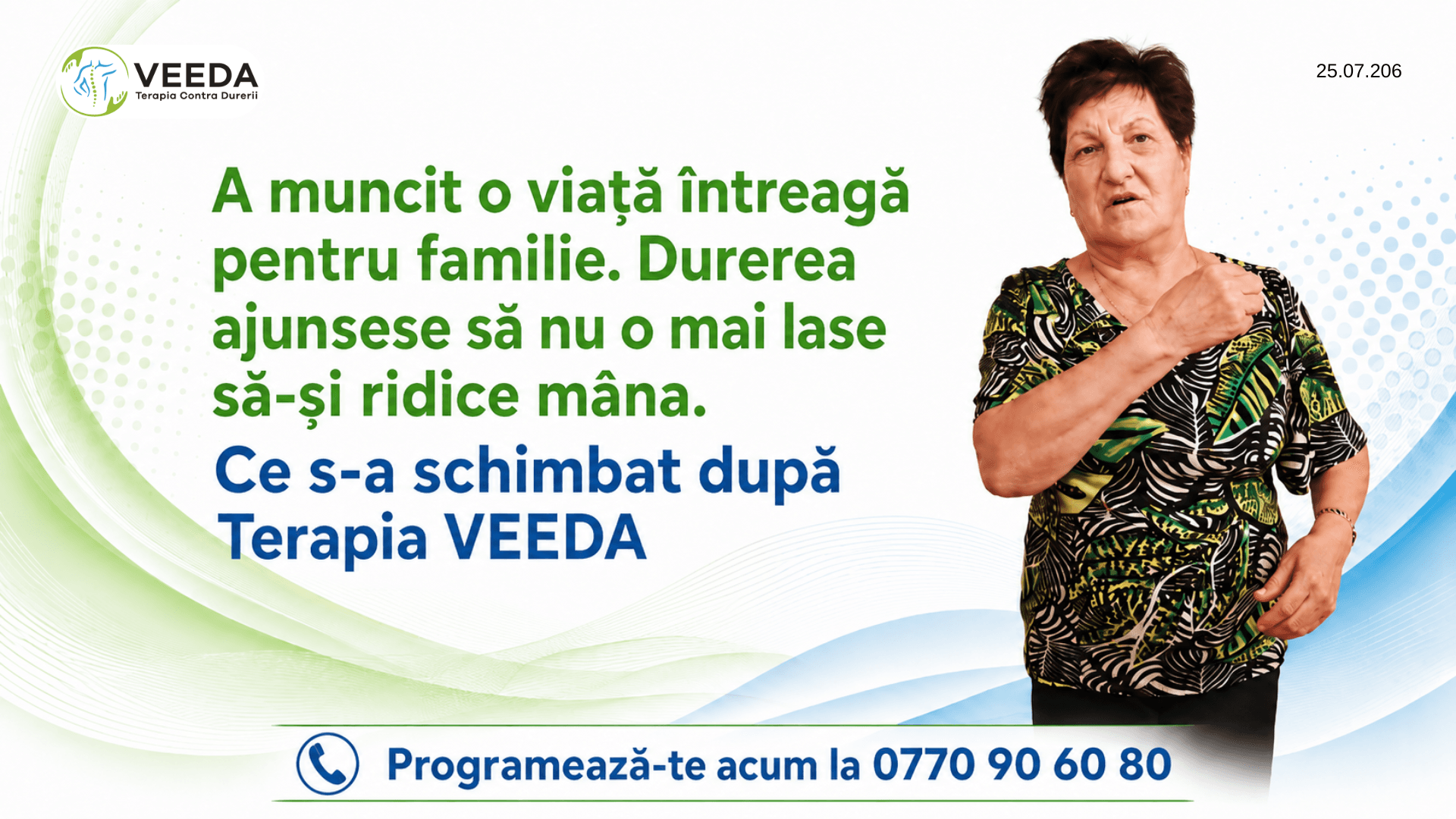 A muncit o viață întreagă pentru familie. Durerea ajunsese să nu o mai lase să-și ridice mâna