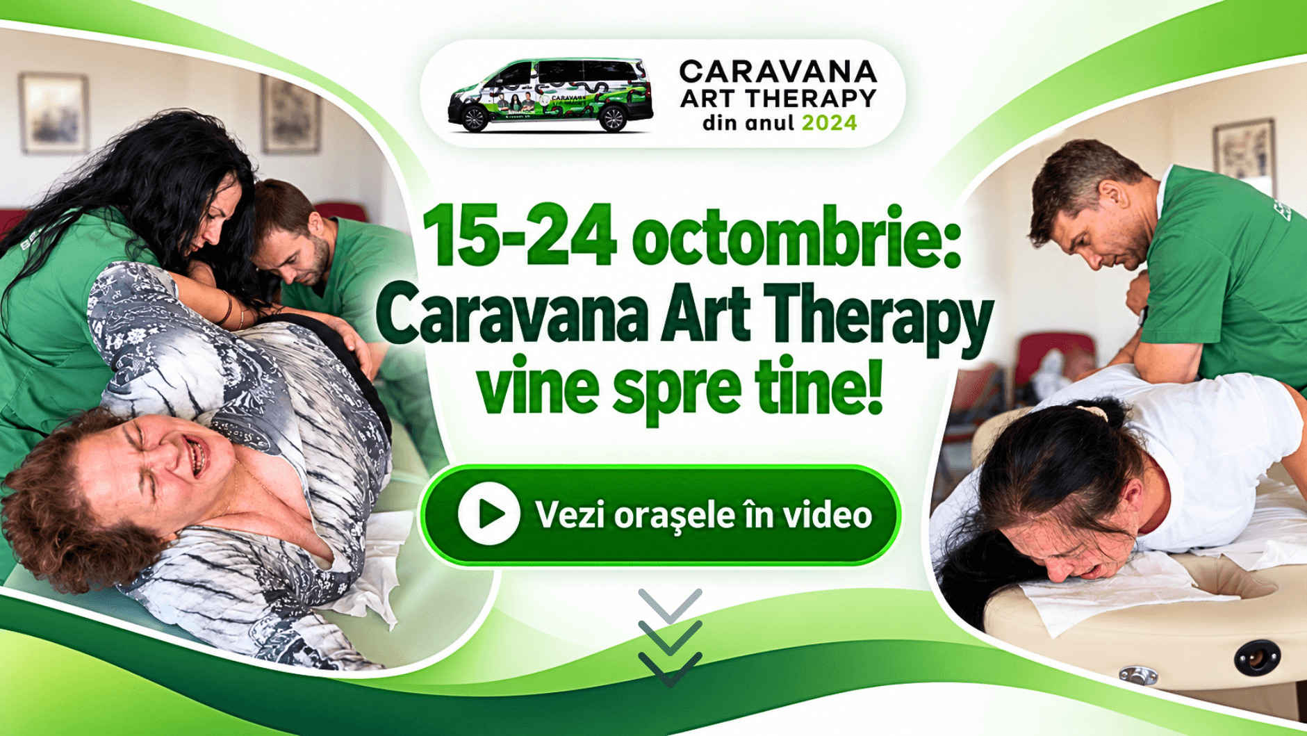 România: Caravana Art Therapy face 20 de opriri între 15 și 24 octombrie