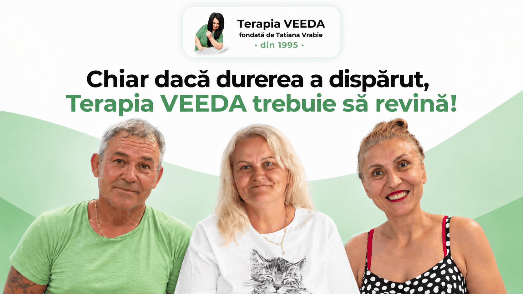 Au venit cu dureri, au plecat cu rezultate și s-au întors. De ce revin pacienții la Terapia VEEDA?