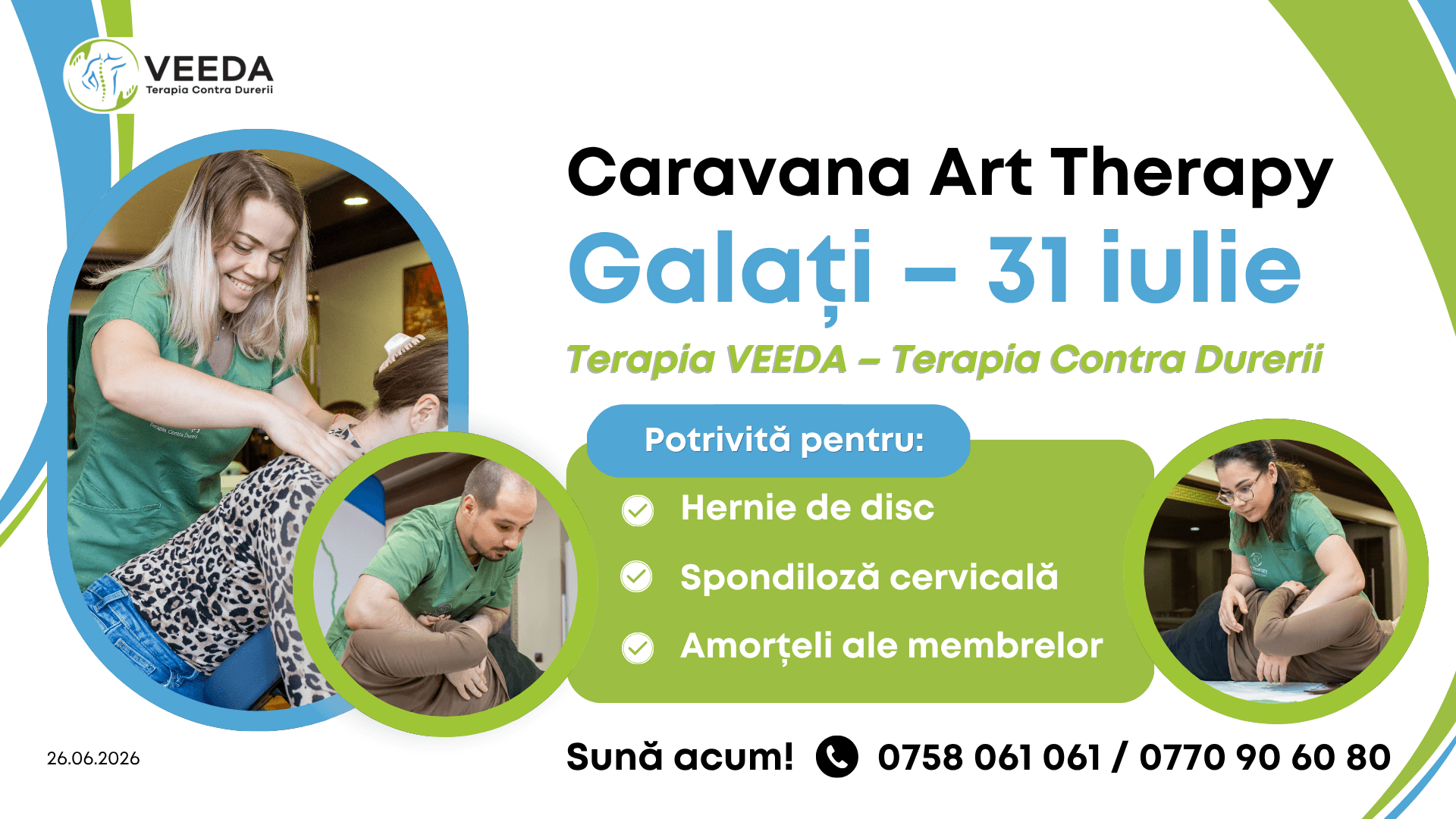 Caravana Art Therapy ajunge la Galați pe 31 iulie. Terapia VEEDA, mai aproape de tine