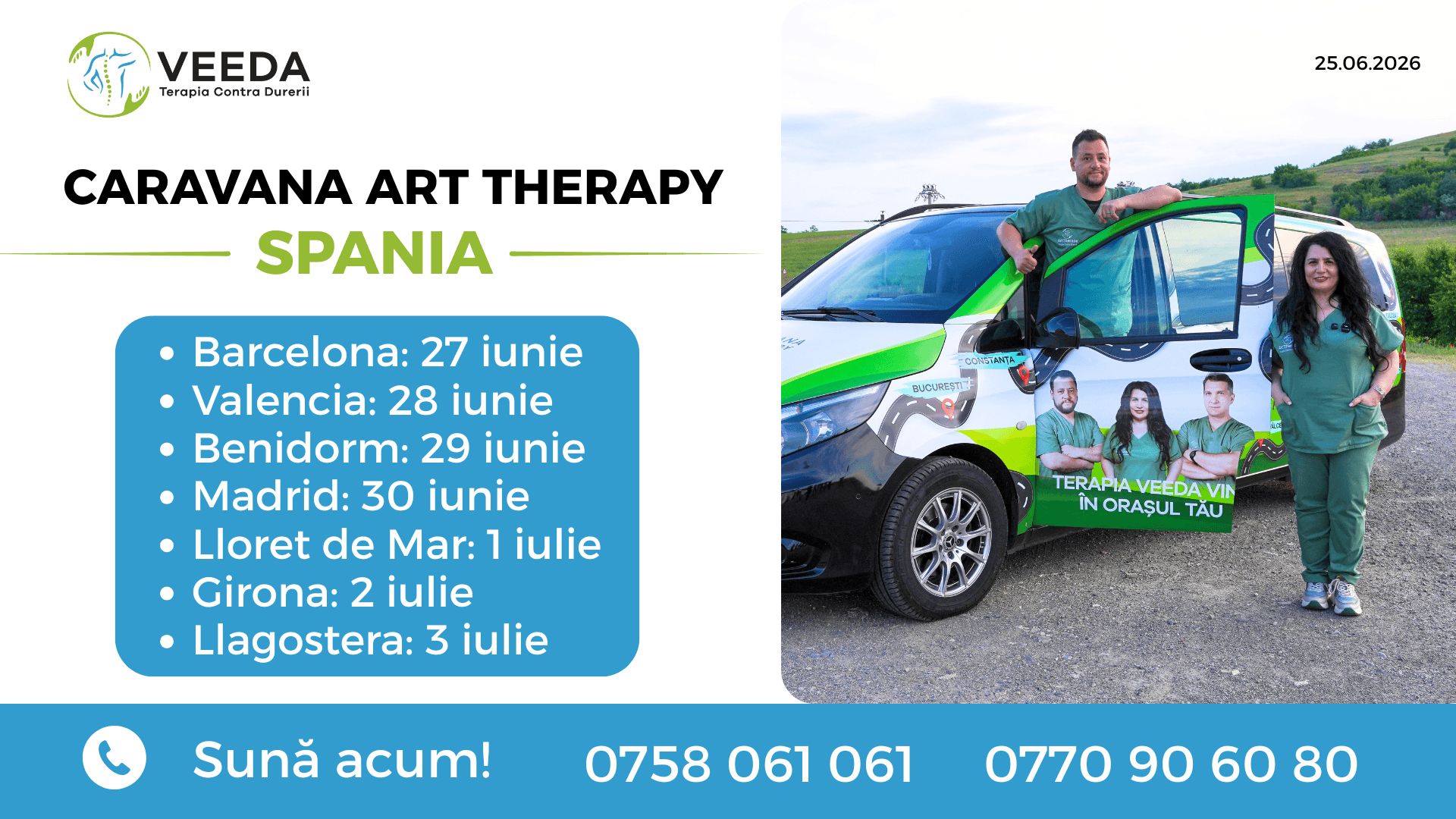 Caravana Art Therapy revine în Spania: șapte orașe, șapte zile mai aproape de românii din diaspora