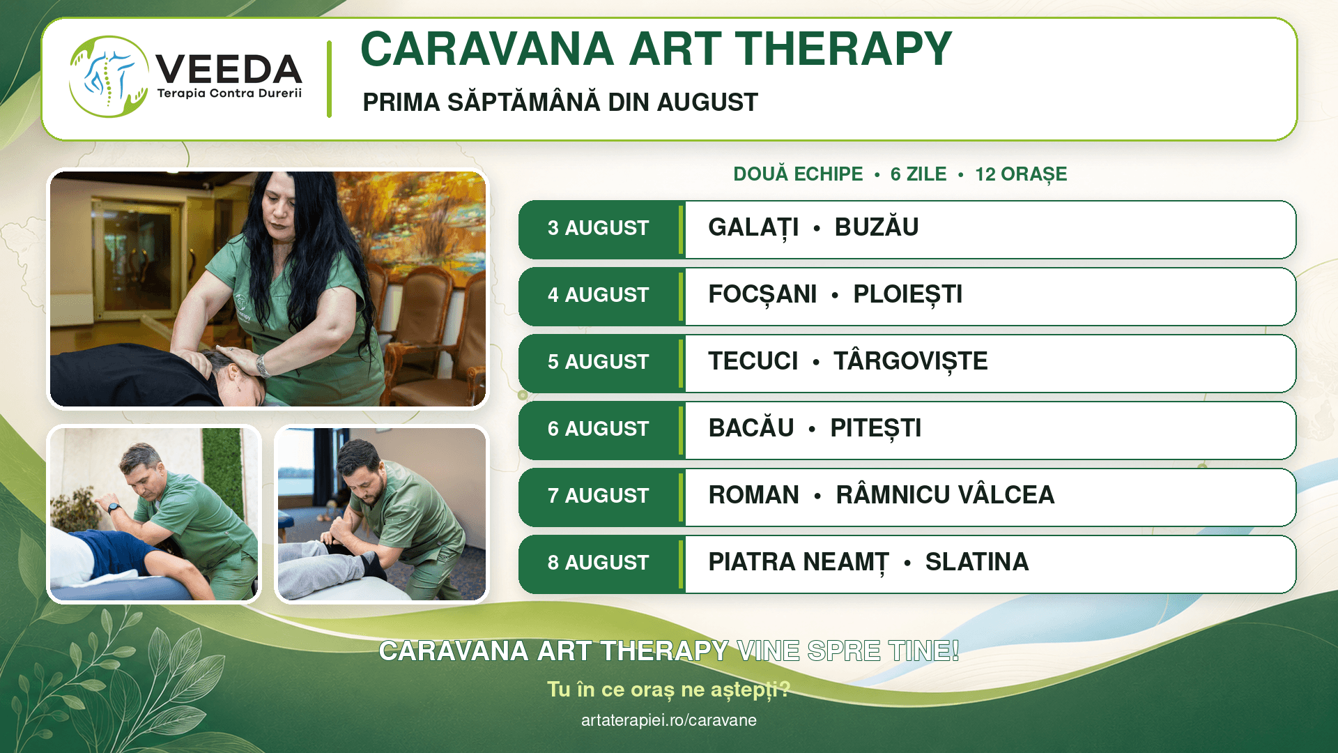  În luna august Caravana Art Therapy repornește: 12 orașe în prima săptămână