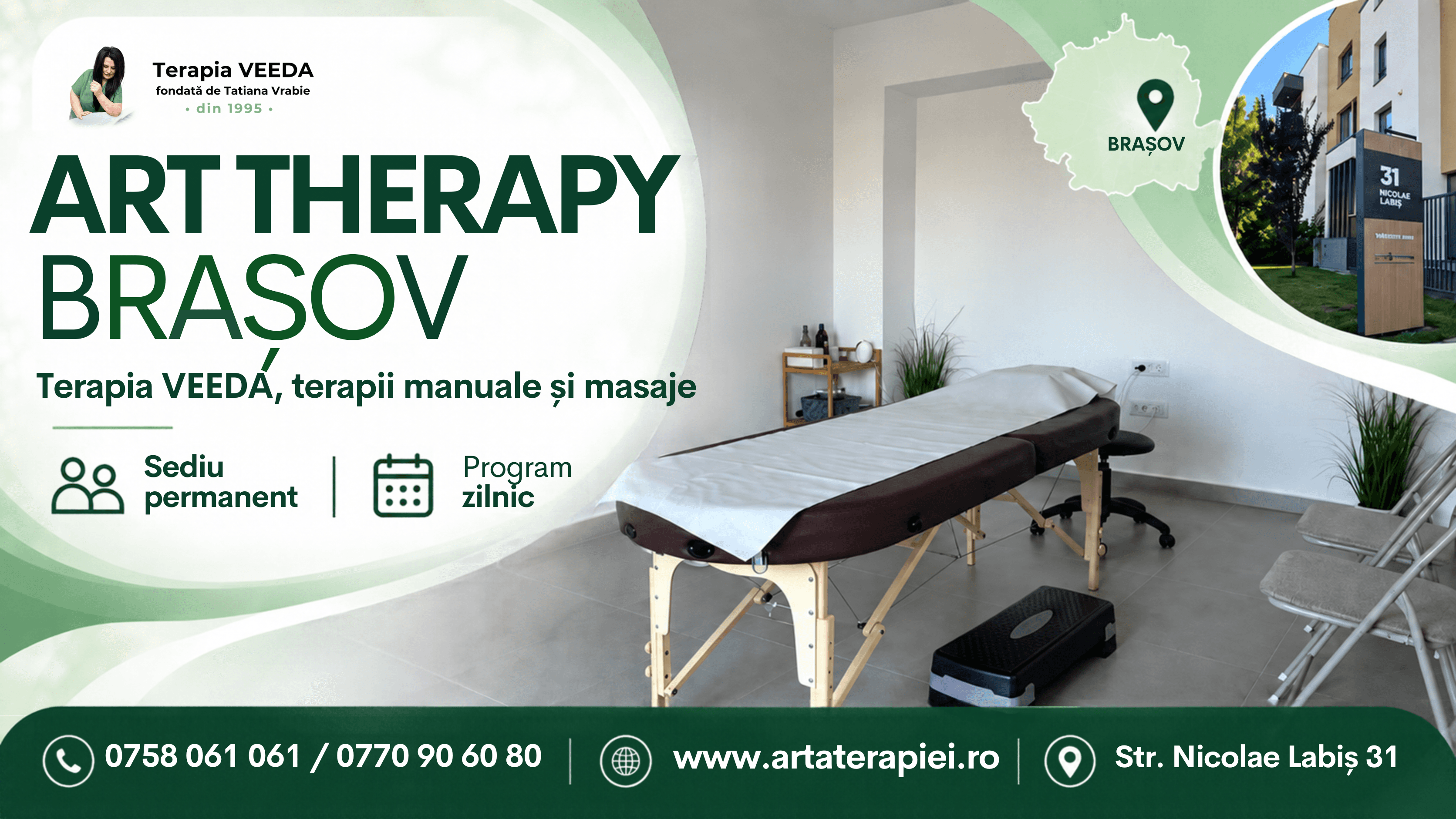Art Therapy Brașov – Terapia VEEDA, terapii manuale și masaje