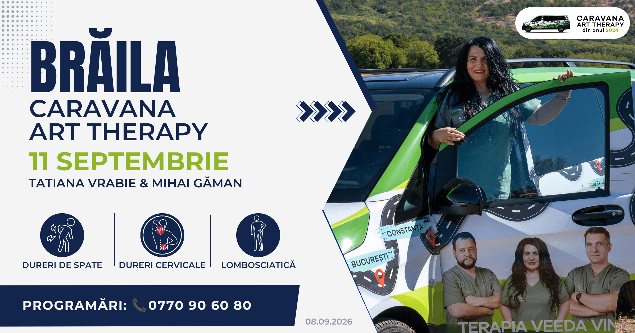 Terapia VEEDA ajunge la Brăila pe 11 septembrie