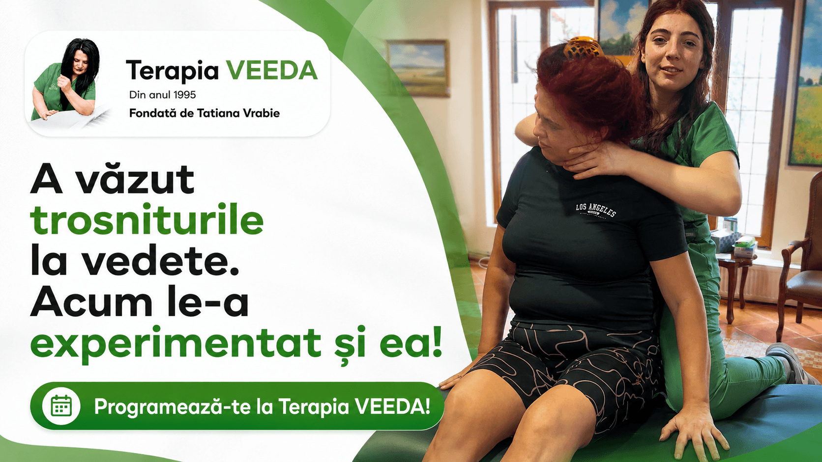 "Credeam că va fi apă de ploaie". Surpriza unei paciente după prima ședință de Terapia Veeda