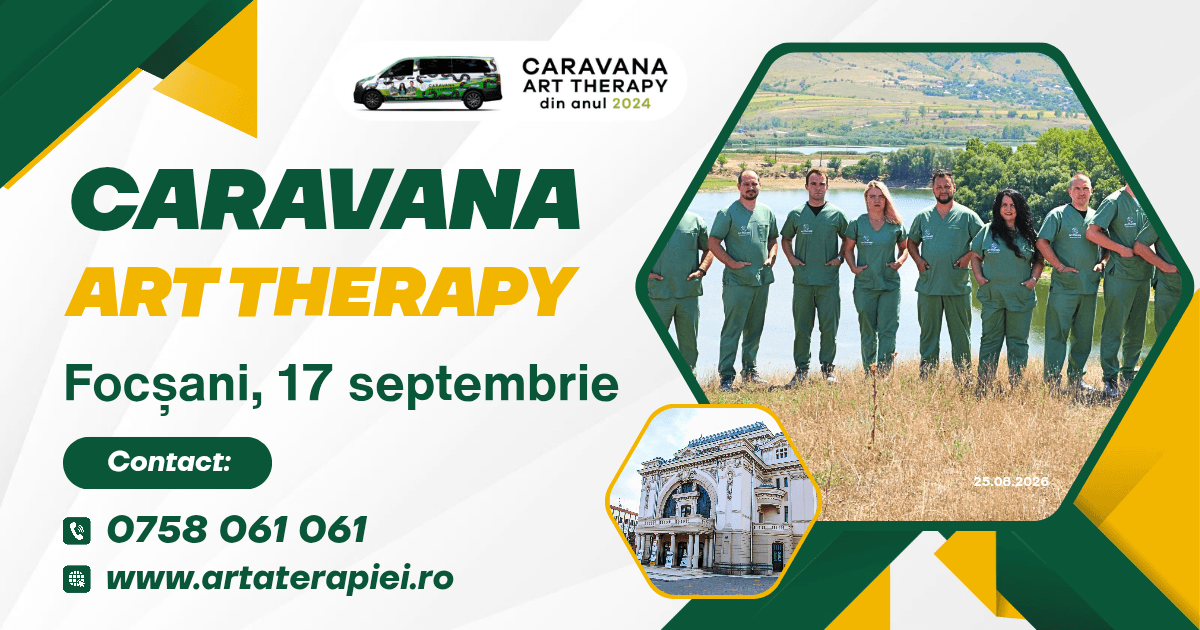 Caravana Art Therapy ajunge la Focșani pe 17 septembrie. Când durerea îți schimbă mersul, corpul începe să compenseze