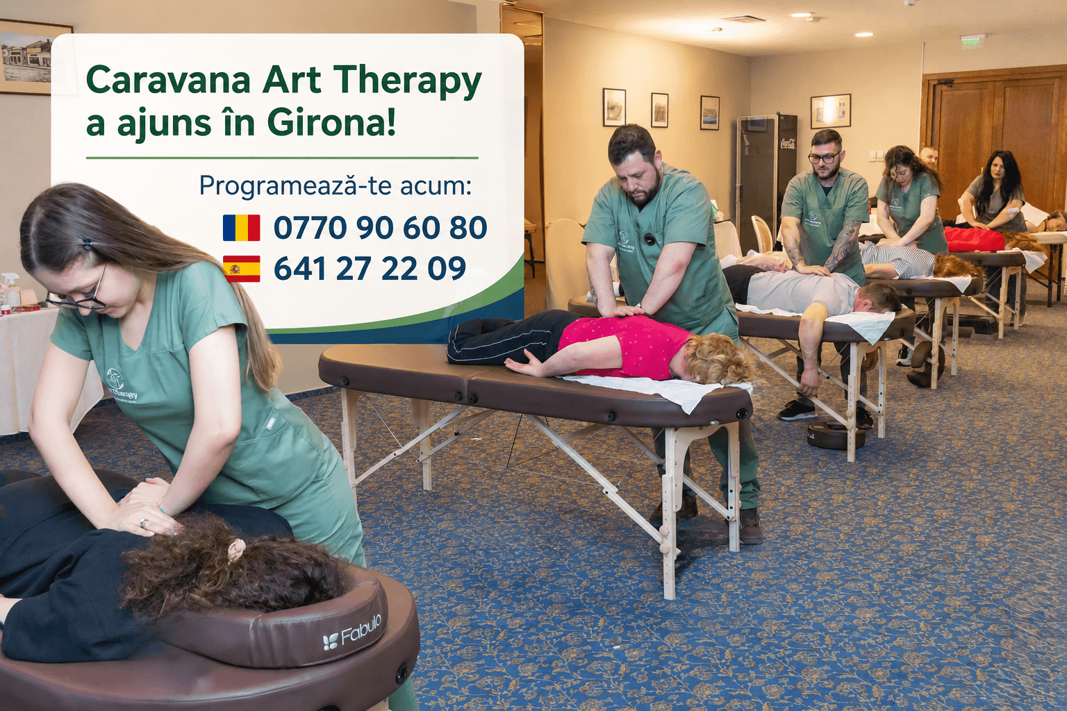 Caravana Art Therapy a ajuns în Girona!