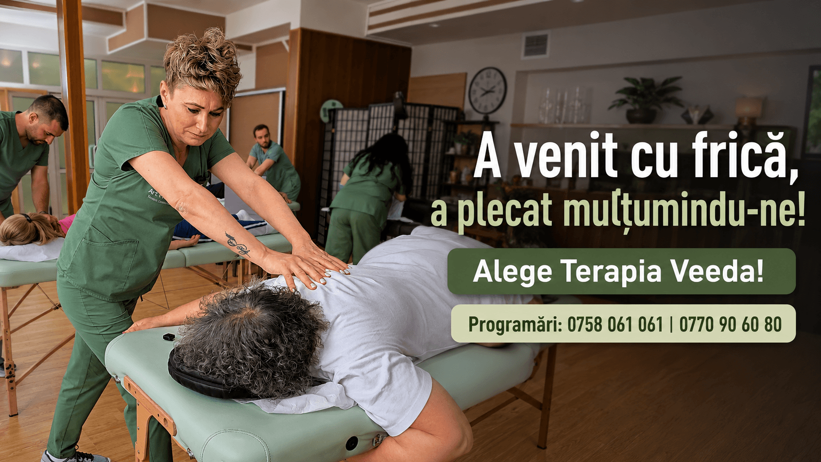A venit cu frică la Terapia Veeda!